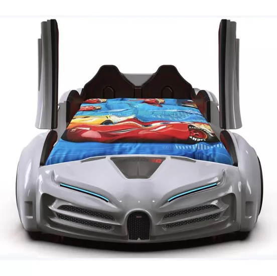 BUGATTI - KAPILARI AÇILIR - BEYAZ ARABALI YATAK