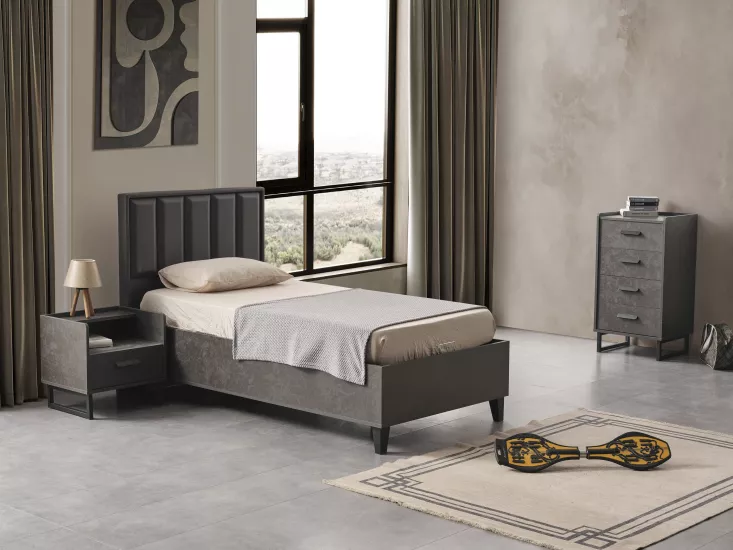 Dark Bazalı Karyola |  Bazalı | 100-200 cm