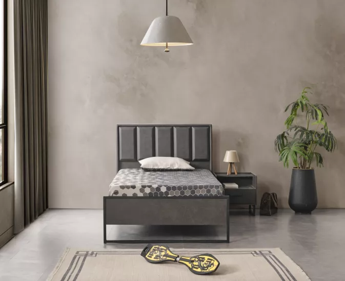 Dark Karyola | Genç Odası Karyolası | 100-200 cm