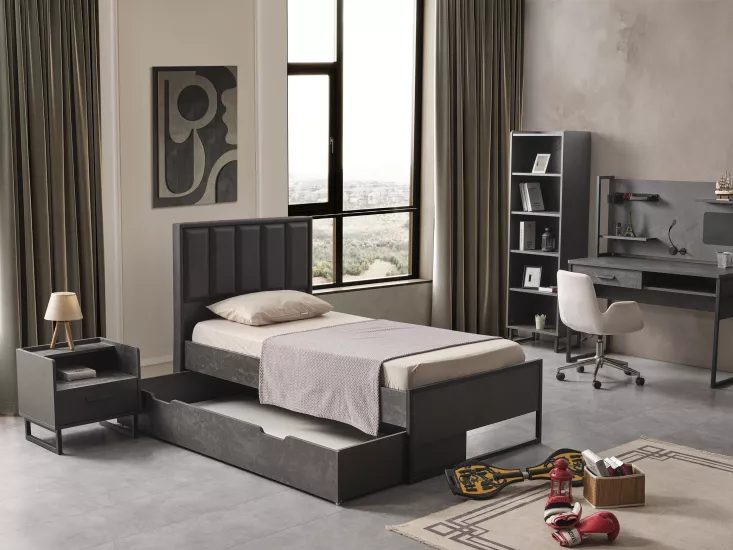 Dark Karyola | Alt Yavrulu Karyolası | 120-200 cm