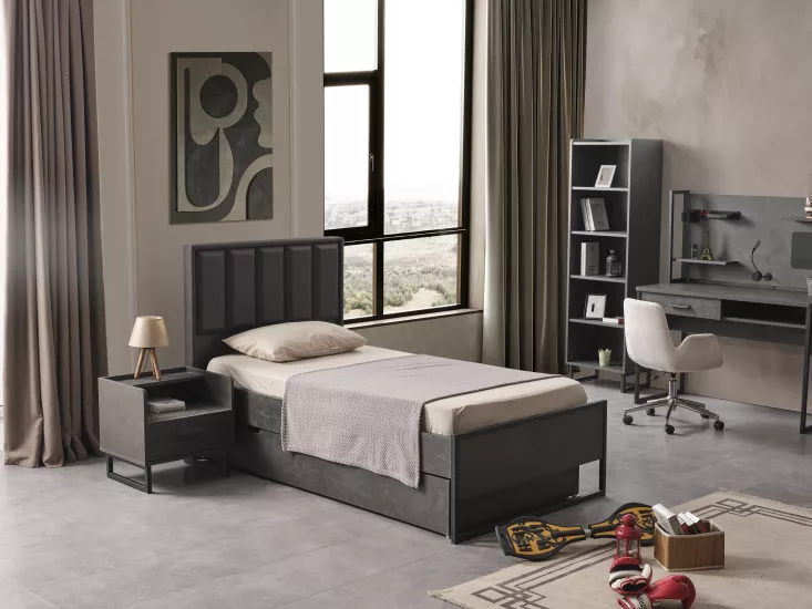 Dark Karyola | Alt Yavrulu Karyolası | 120-200 cm