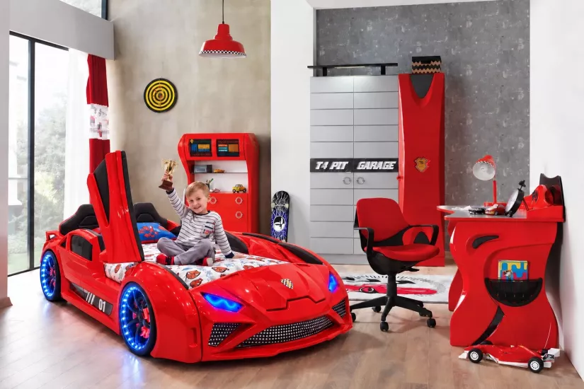 Ferrari Oda Takımı – Kırmızı Çocuk Odası