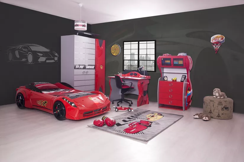Ferrari Oda Takımı – Kırmızı Çocuk Odası