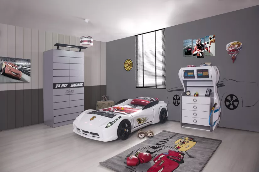 Ferrari Oda Takımı – Beyaz Çocuk Odası