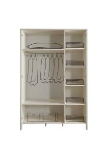 Melody - 3 Kapılı Dolap - Çocuk Dolabı