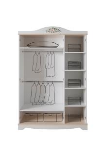 ROZA - 3 Kapılı Dolap - Çocuk Dolabı