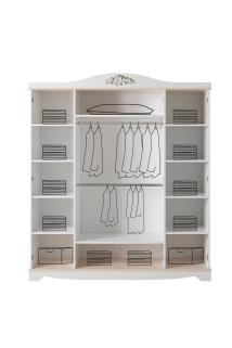 ROZA - 4 Kapılı Dolap - Kız Çocuk Dolabı