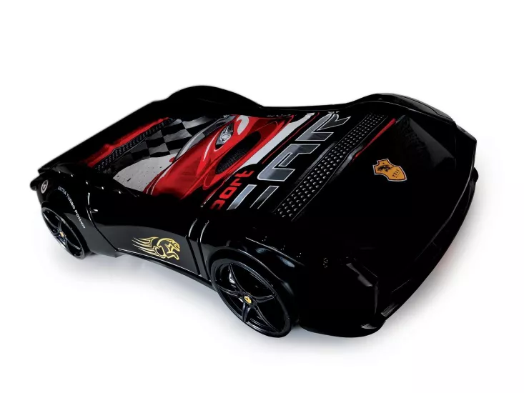 Ferrari Arabalı Yatak - Siyah