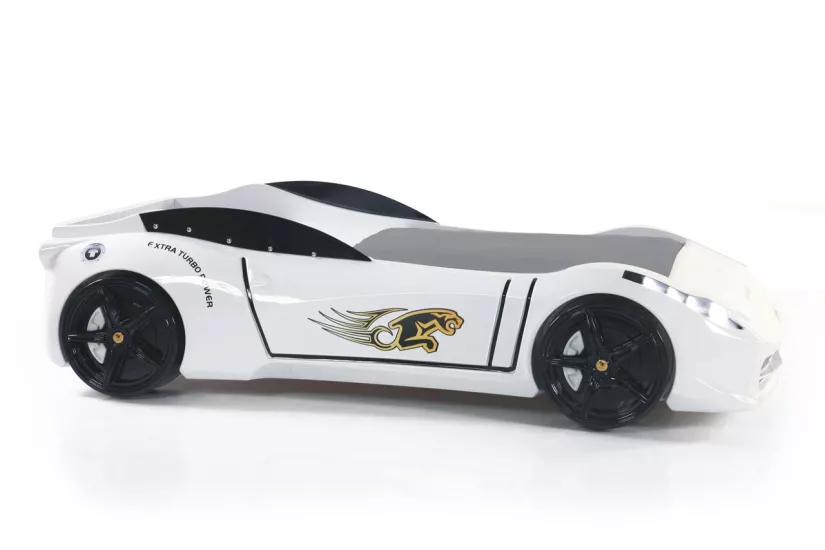 Ferrari Arabalı Yatak - Beyaz