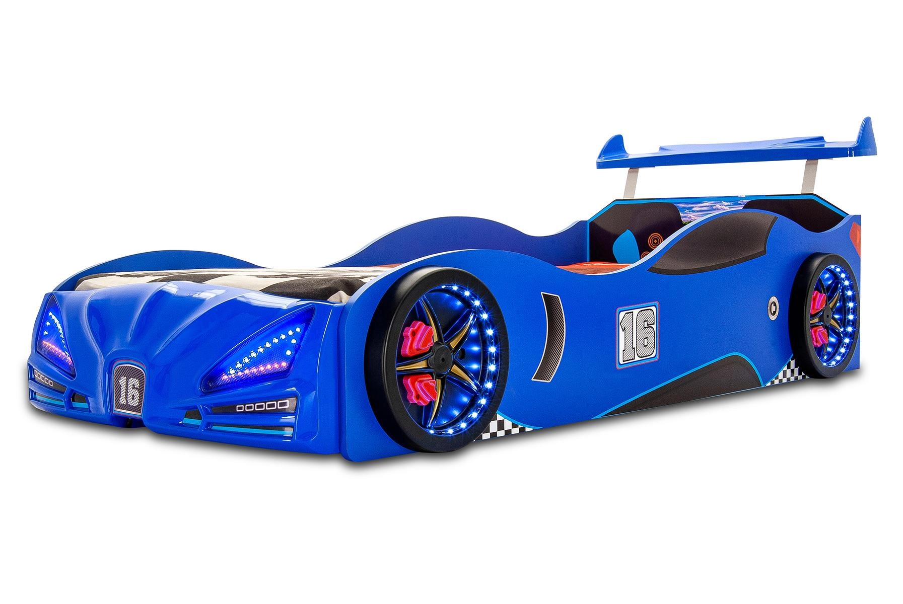 Veron Full Arabalı Yatak | Mavi