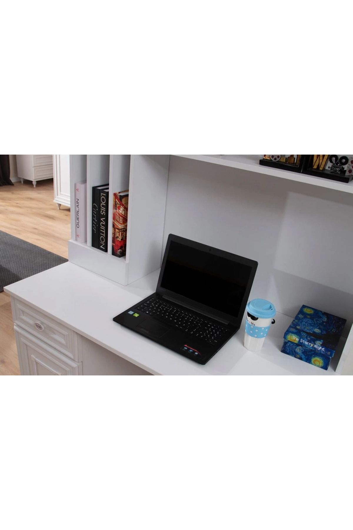 VİŞNE - KIZ ÇALIŞMA MASASI - KIZ BİLGİSAYAR MASASI - ÜNİTELİ