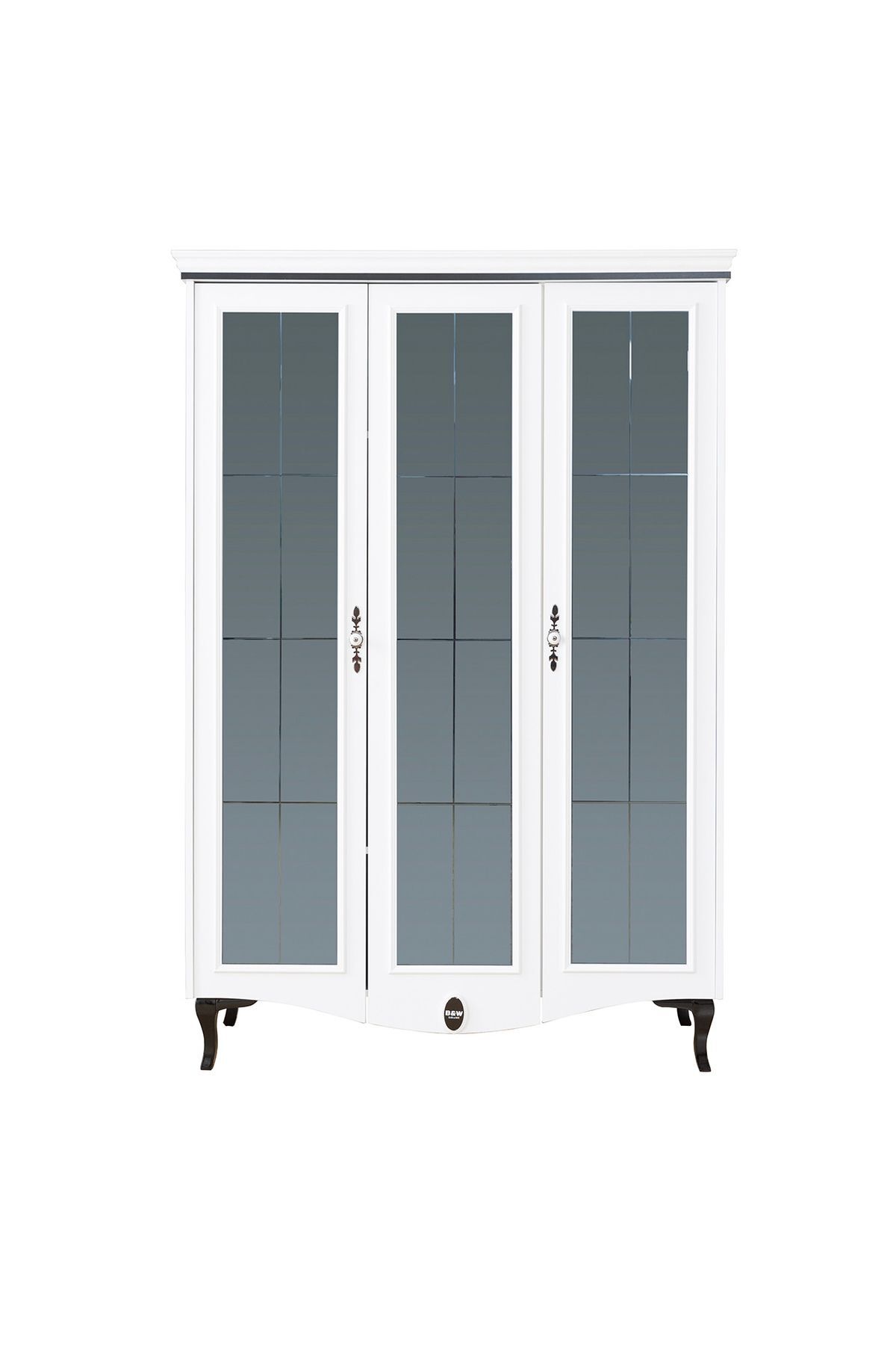 Zümre - Siyah & Beyaz - 3 Kapılı Dolap - Çocuk Gardırop