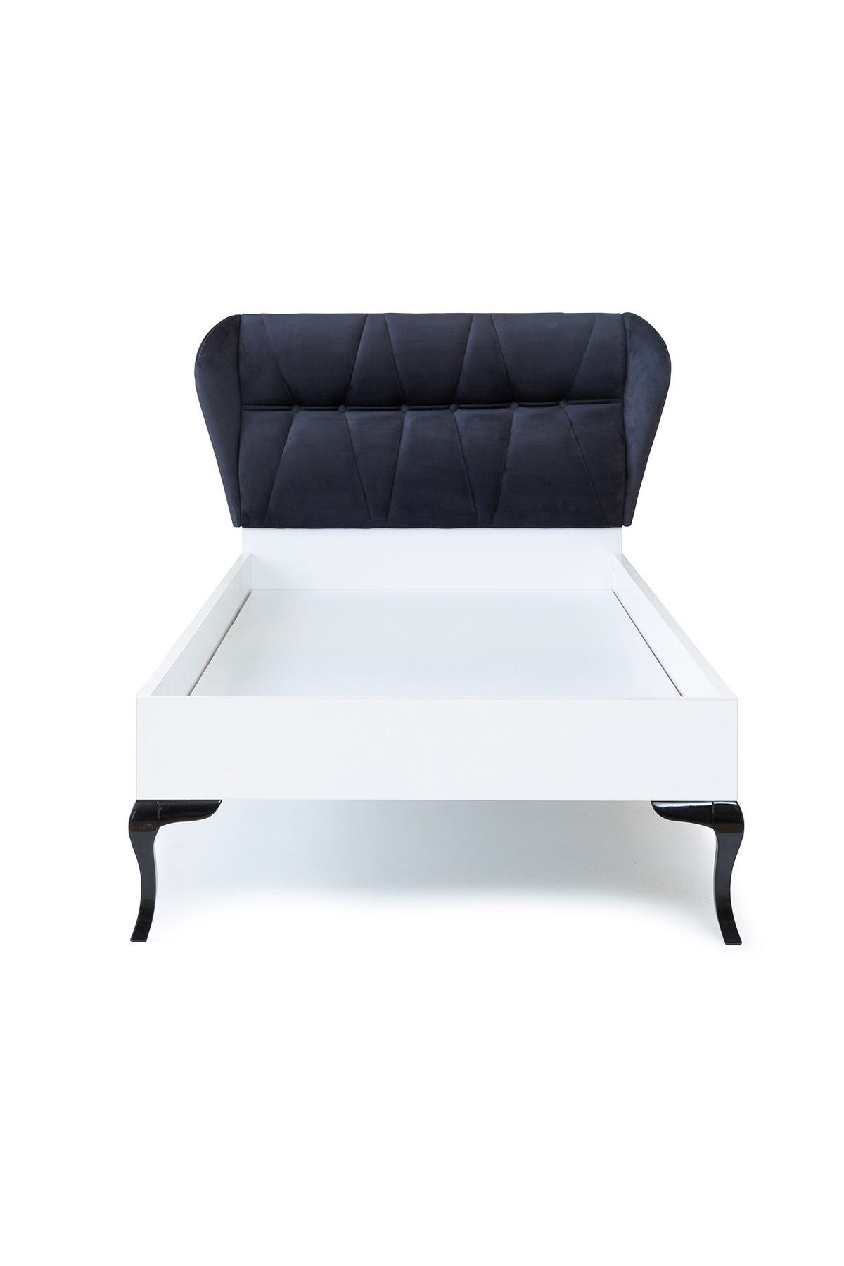 Zümre - Siyah & Beyaz - Karyola 100*200 cm - Çocuk Karyola