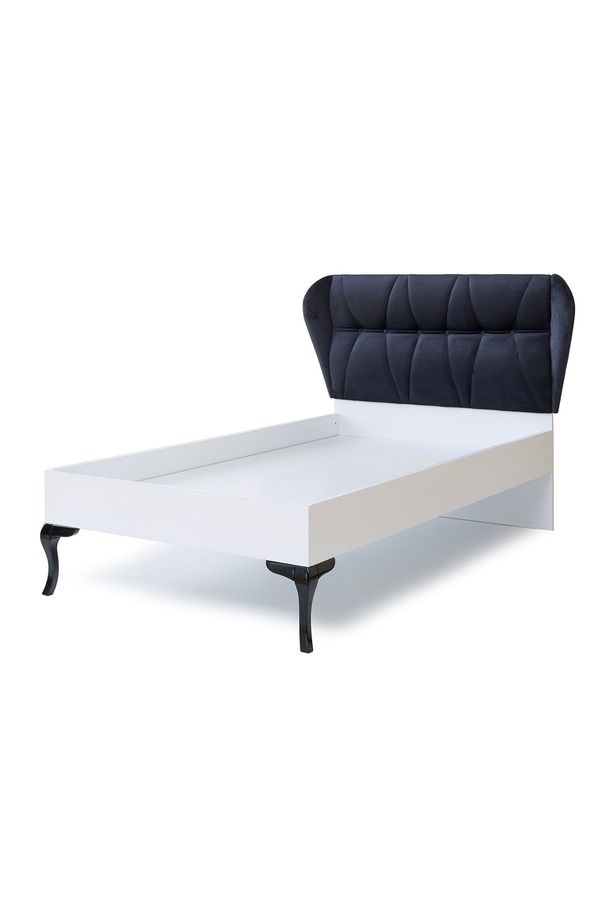 Zümre - Siyah & Beyaz - Karyola 120*200 cm - Çocuk Karyola