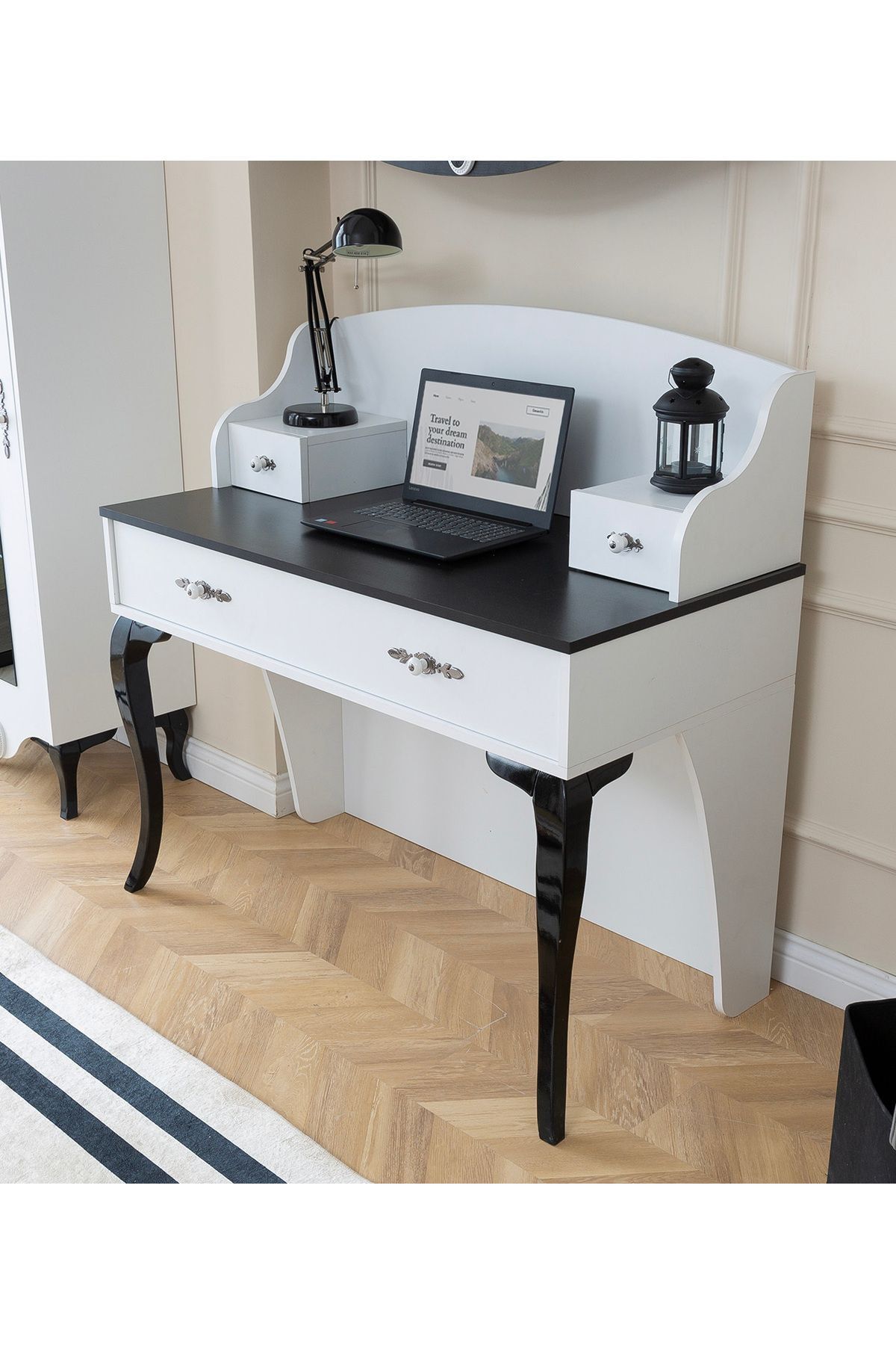 Zümre - Siyah & Beyaz - Çalışma Masası - Çocuk Masası